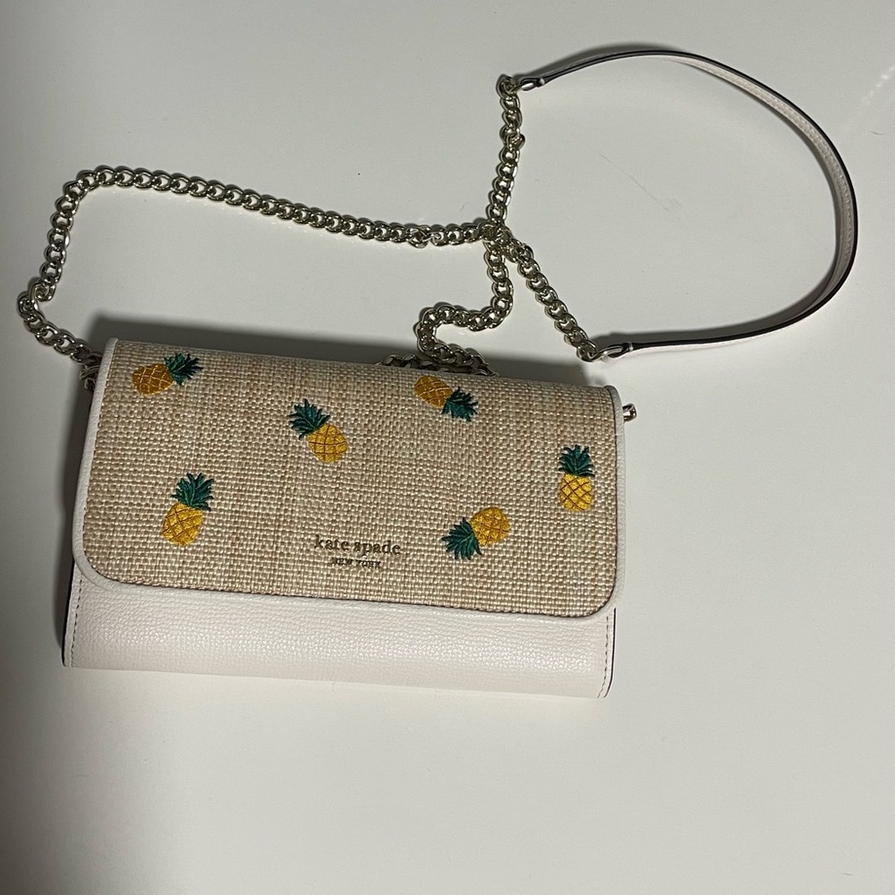 Kate Spade Pineapple Wallet on Chain